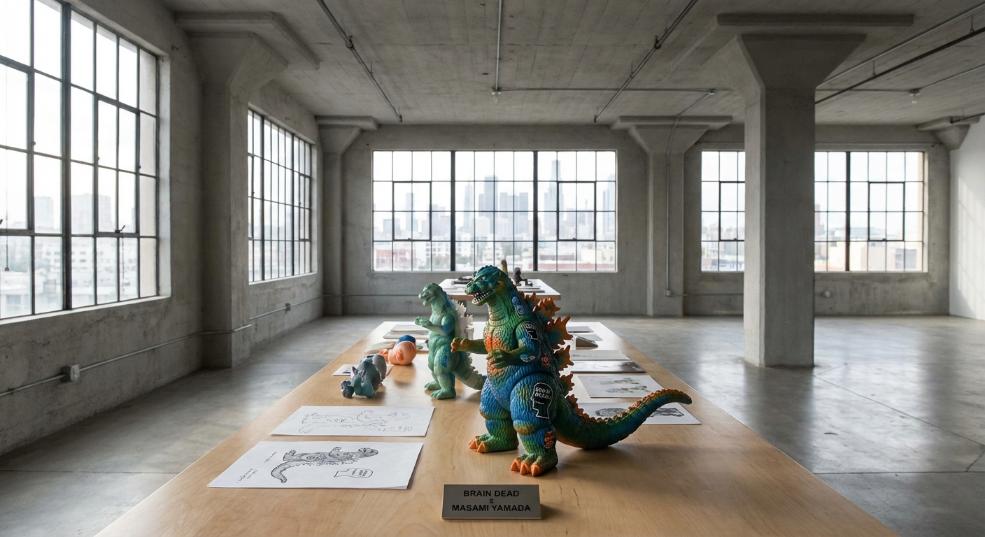 Brain Dead 将推出合作款哥斯拉玩具第一张图