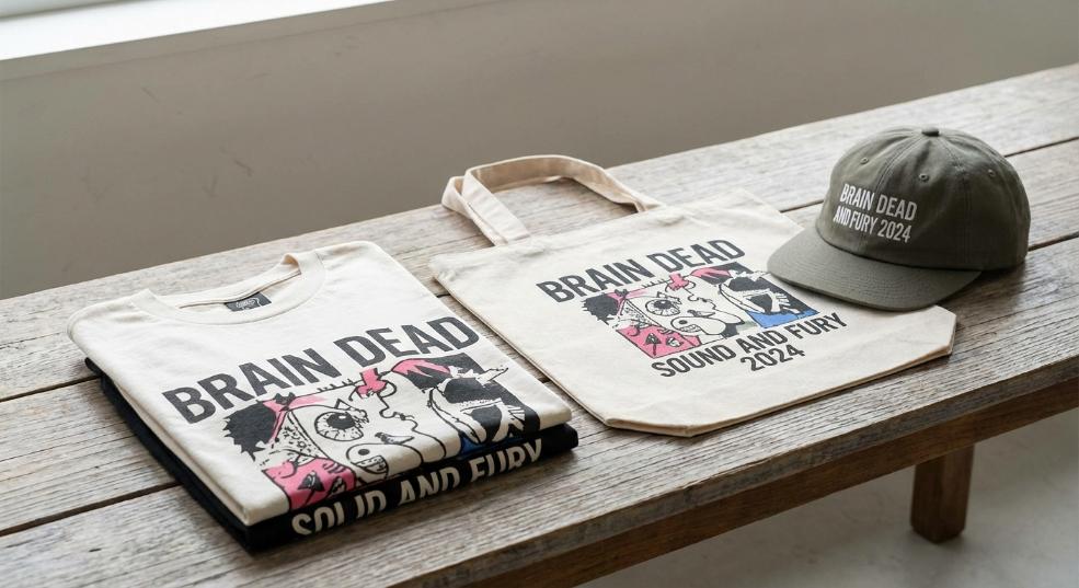抢先预览 Brain Dead 打造 Sound and Fury 2024 音乐节周边