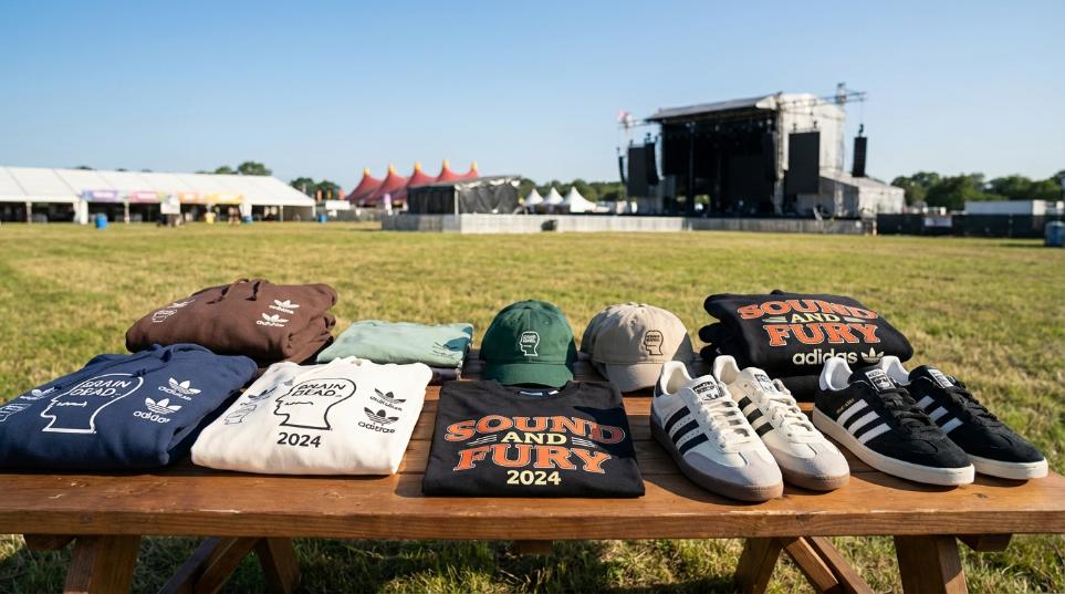 抢先预览 Brain Dead 打造 Sound and Fury 2024 音乐节周边第一张图