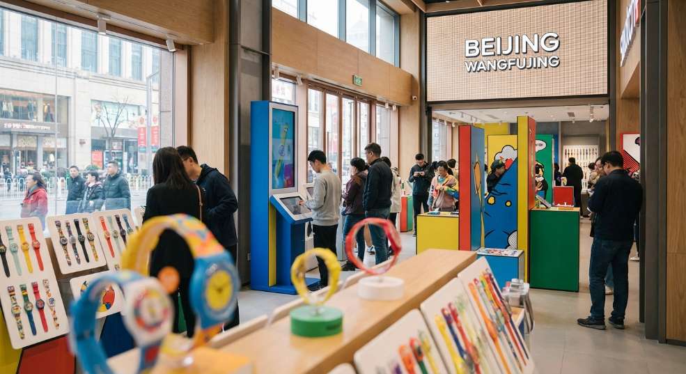 Swatch 北京王府井店焕新启幕，玩趣色彩尽释弥新主张