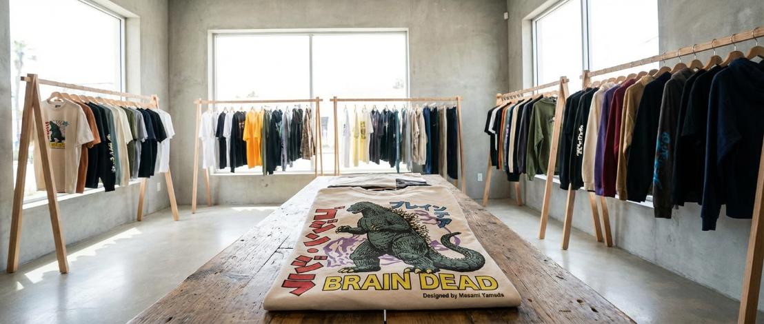 哥斯拉 x Brain Dead 合作单品发售在即第一张图