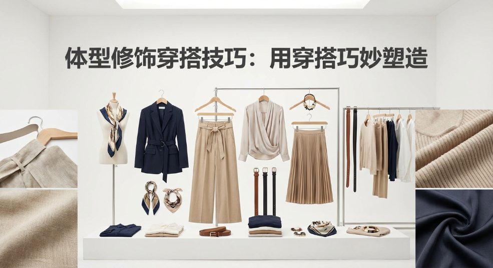 体型修饰穿搭技巧：用穿搭巧妙塑造完美比例