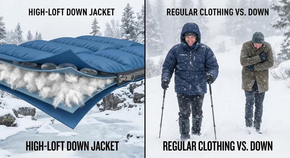 羽绒蓬松度标准揭秘：打造极致保暖的秘密武器第二张图