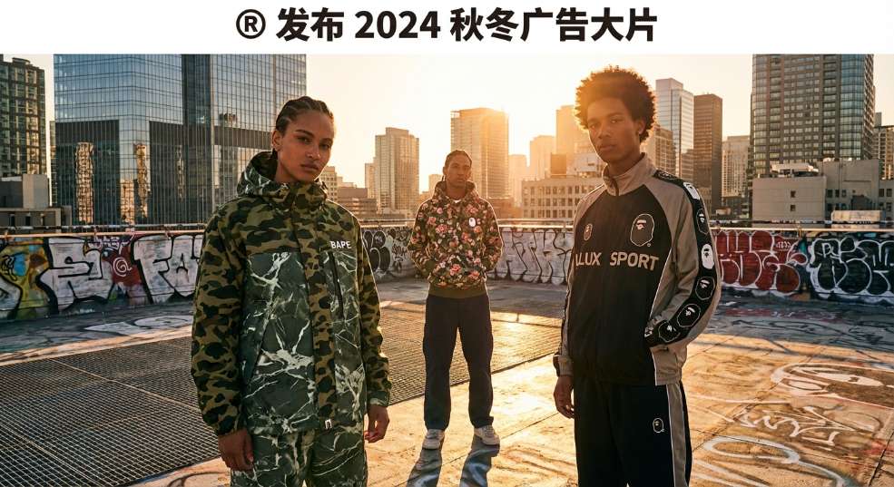 A BATHING APE® 发布 2024 秋冬广告大片