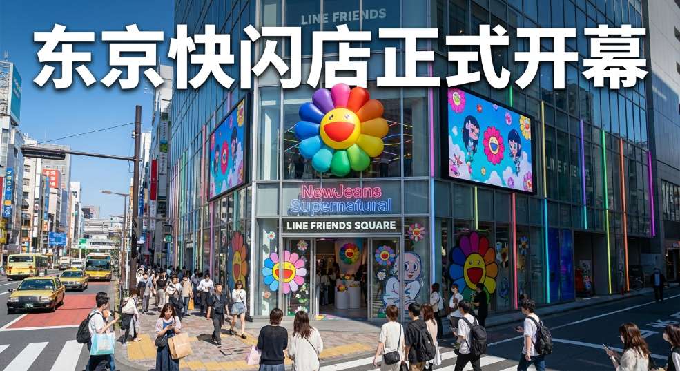 NewJeans「Supernatural」东京快闪店正式开幕