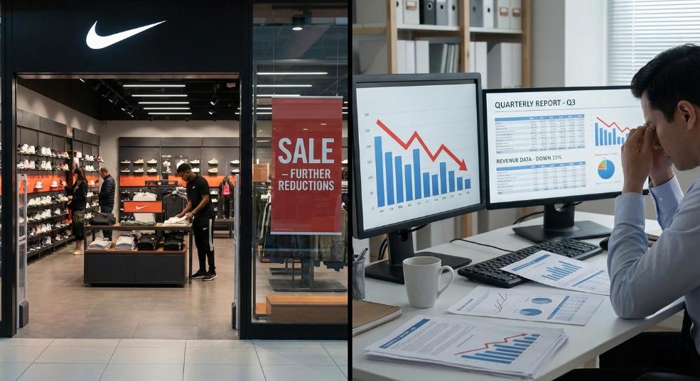 Nike 受到销量低迷影响股价下跌第二张图