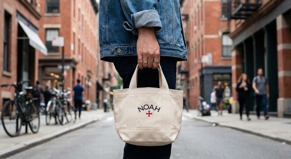 NOAH 发布全新 Mini Core Logo Tote第二张图