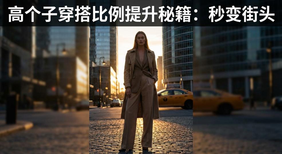高个子穿搭比例提升秘籍：秒变街头焦点