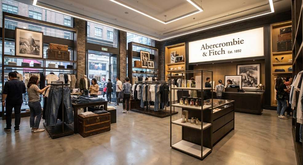 Abercrombie & Fitch 集团双品牌概念店盛大同启上海来福士第一张图
