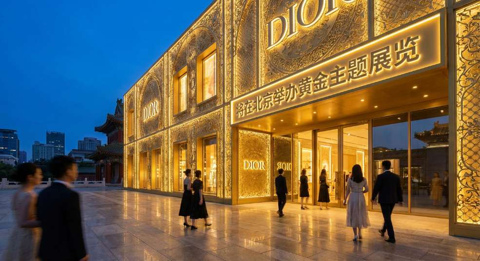 DIOR 将在北京举办黄金主题展览