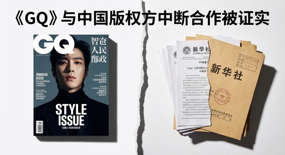 《GQ》与中国版权方中断合作被证实