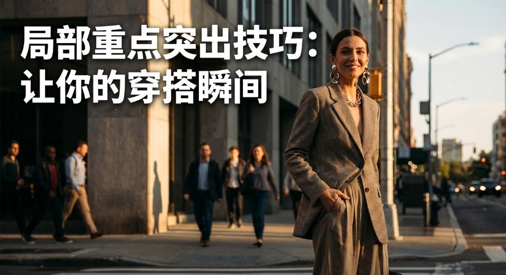 局部重点突出技巧：让你的穿搭瞬间变得出彩