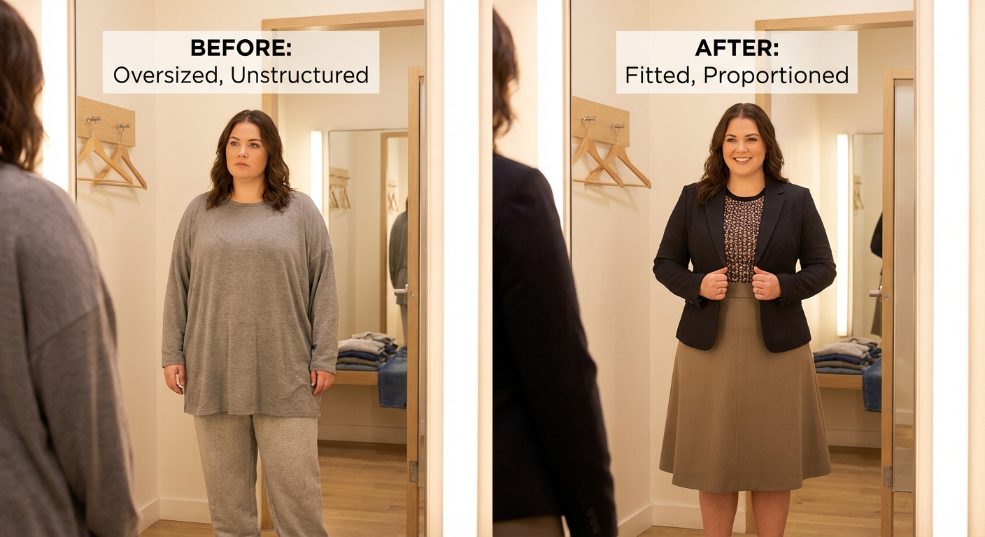 微胖显瘦穿搭秘籍：穿出理想比例的终极指南第二张图