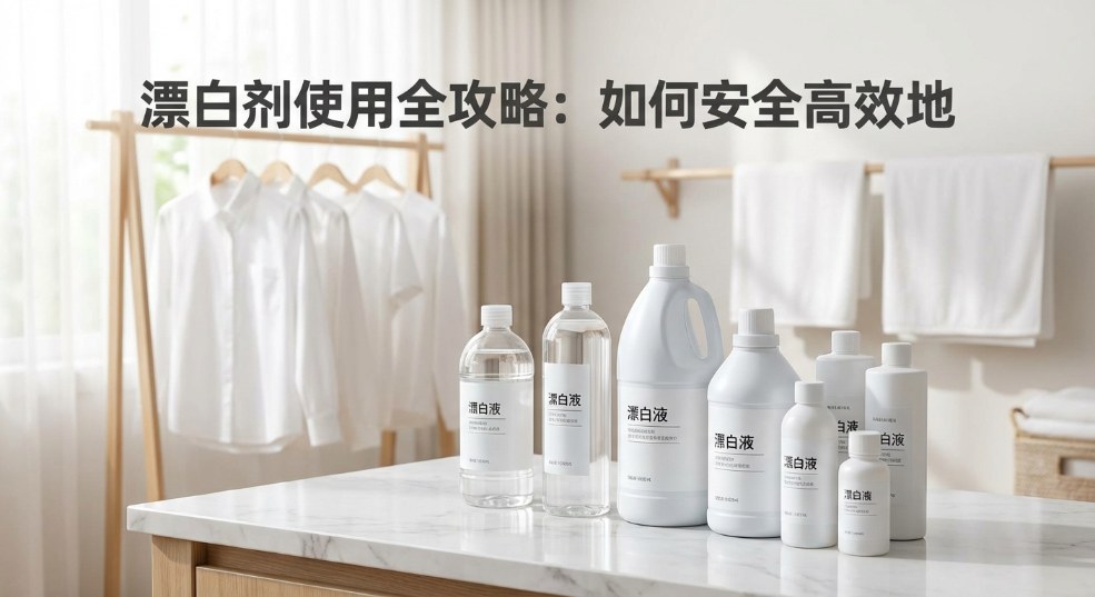 漂白剂使用全攻略：如何安全高效地让衣物焕然一新