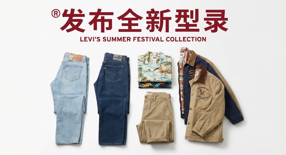 Levi’s® Japan 发布全新「SUMMER FES STYLE」型录