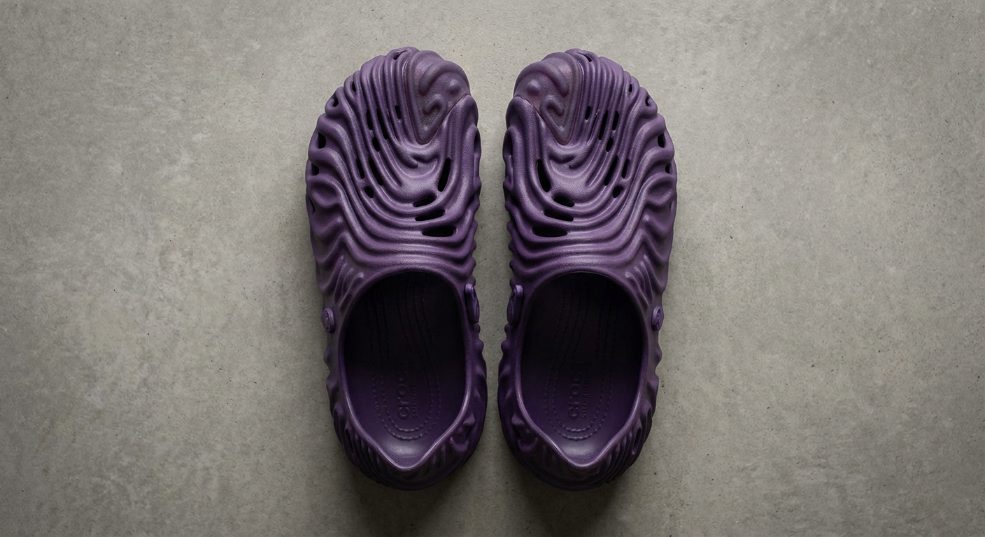 Salehe Bembury x Crocs Pollex Clog「Purple」实物曝光第一张图
