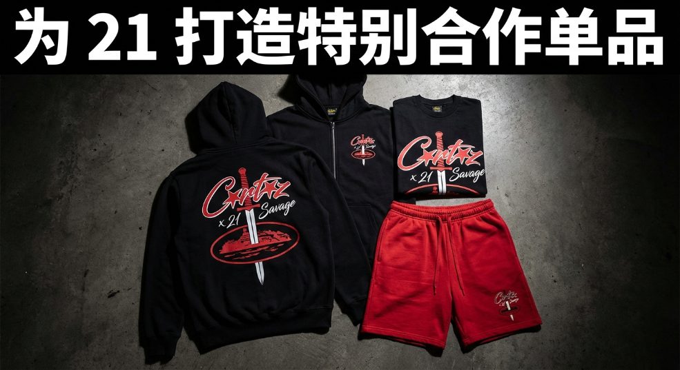 Corteiz 为 21 Savage 打造特别合作单品