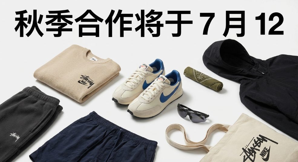 Stüssy x Nike 秋季合作将于 7 月 12 日起发售