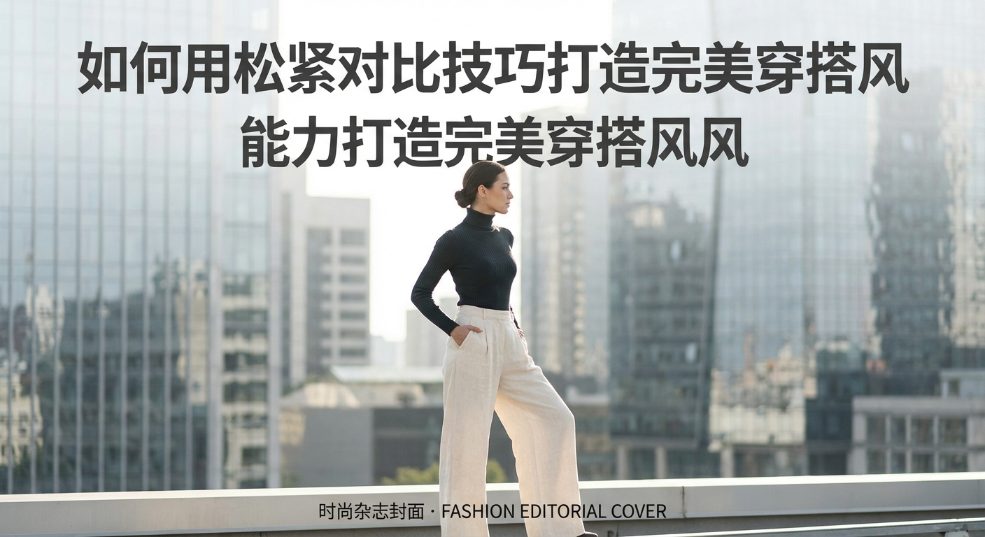 如何用松紧对比技巧打造完美穿搭风格