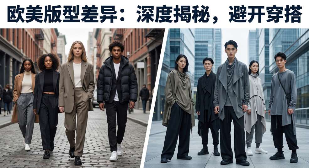 欧美版型差异：深度揭秘，避开穿搭误区