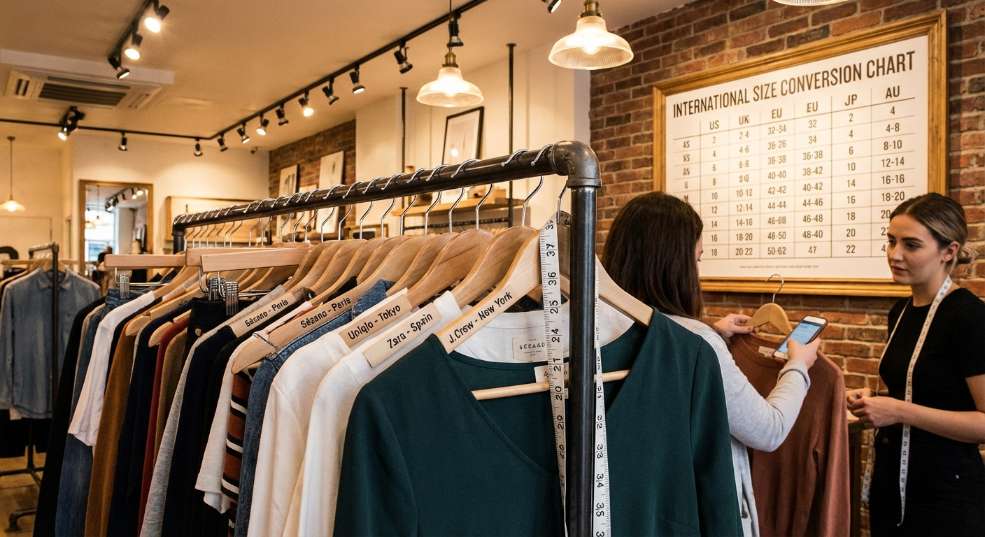 如何一秒搞懂国际尺码换算：服装尺码全攻略第二张图