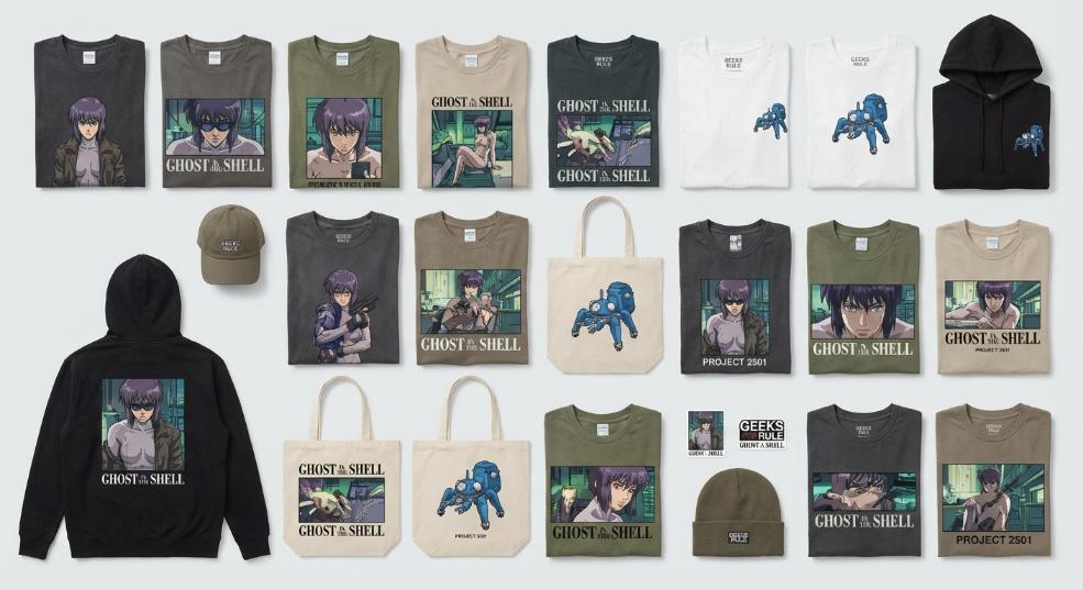 《攻壳机动队》x GEEKS RULE 合作第二弹即将发售第二张图