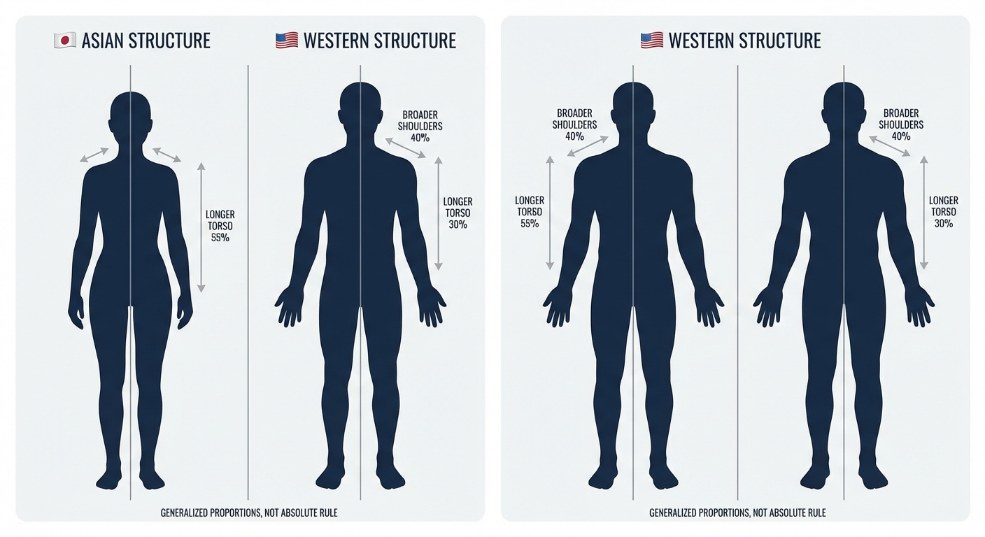 亚洲体型特点揭秘：了解东方人的身体奥秘第一张图