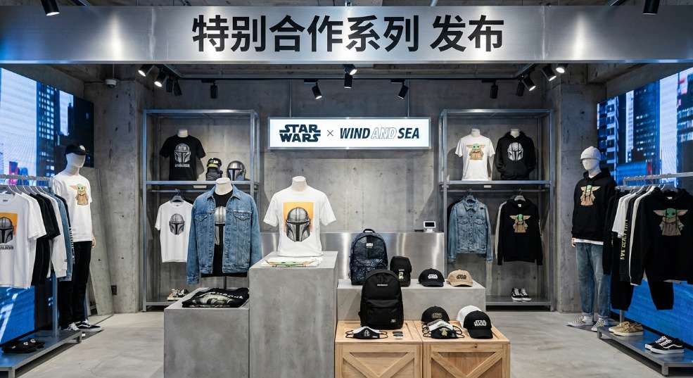 STAR WARS x WIND AND SEA 特别合作系列「The Mandalorian」发布