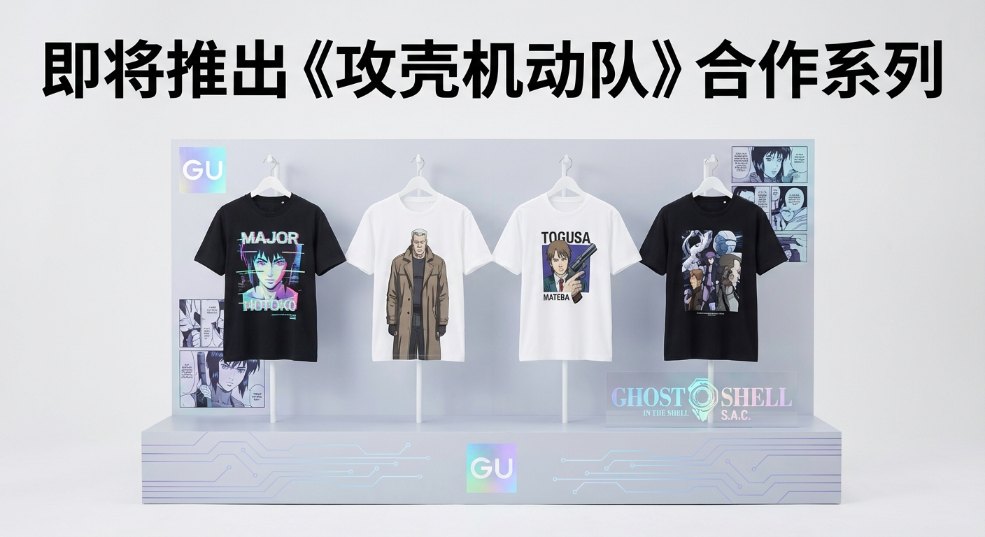 GU 即将推出《攻壳机动队》合作系列