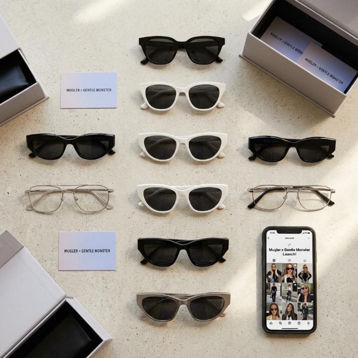Mugler x Gentle Monster 合作打造最新眼镜系列第二张图