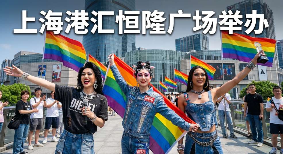 DIESEL QUEER CHAMP 在上海港汇恒隆广场举办