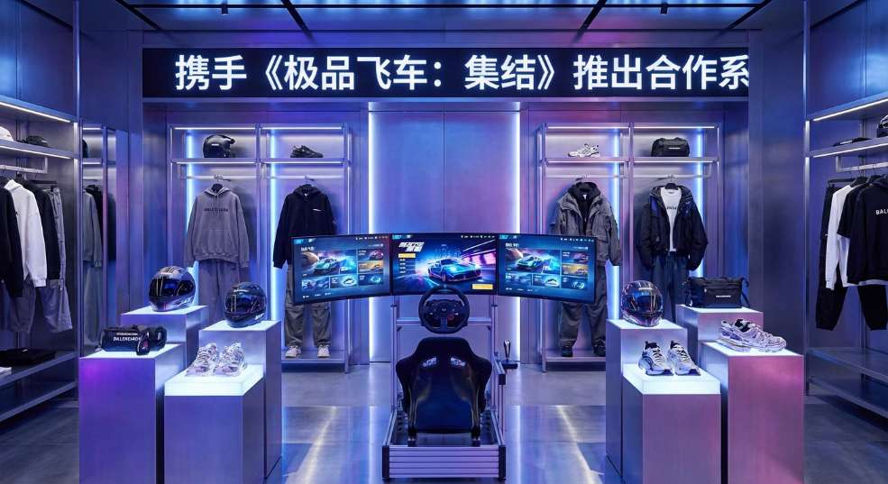 BALENCIAGA 携手《极品飞车：集结》推出合作系列