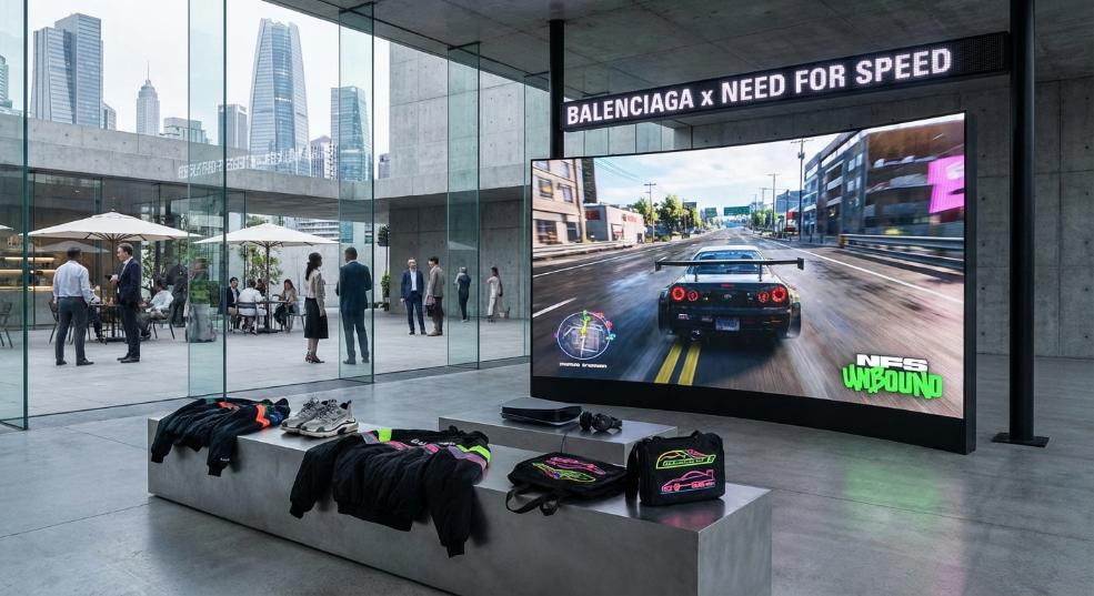 BALENCIAGA 携手《极品飞车：集结》推出合作系列第二张图