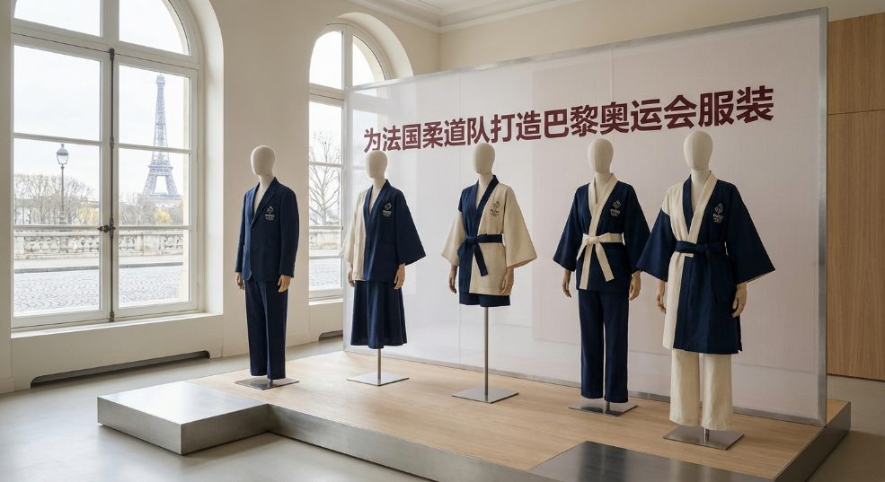 KENZO 为法国柔道队打造巴黎奥运会服装