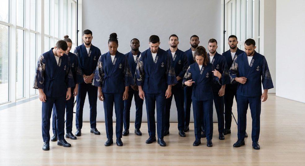 KENZO 为法国柔道队打造巴黎奥运会服装第二张图