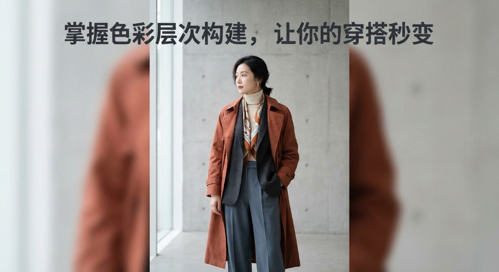 掌握色彩层次构建，让你的穿搭秒变高级感