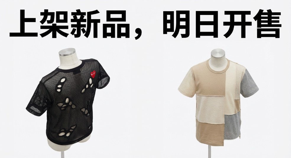 CDG 上架新品，明日开售