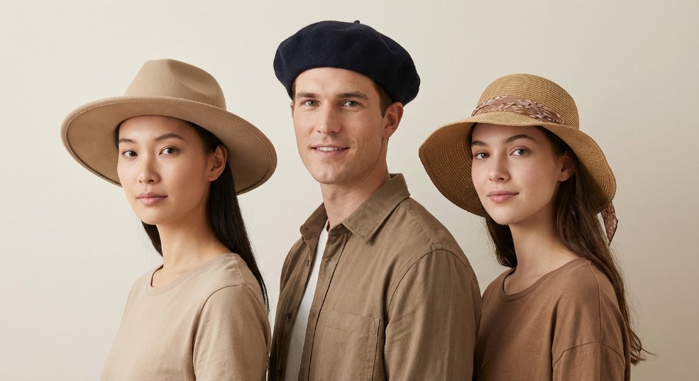 帽子脸型搭配指南：穿出个性与自信的完美平衡第二张图