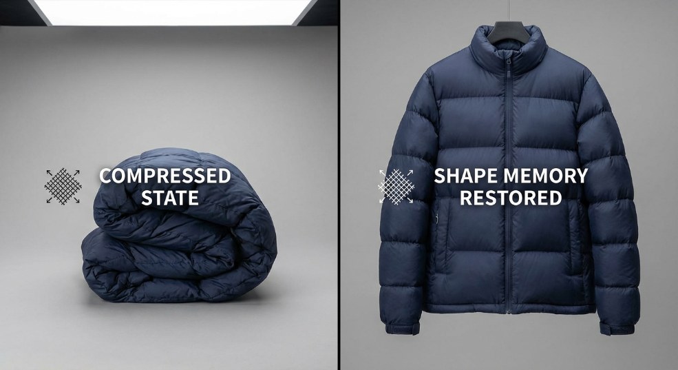 记忆面料形状恢复：未来穿着的魔法密码第一张图