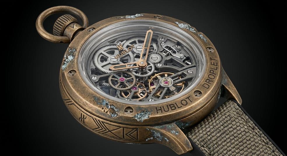 HUBLOT 宇舶表携手 Daniel Arsham 瞩目推出 ARSHAM DROPLET 怀表第一张图