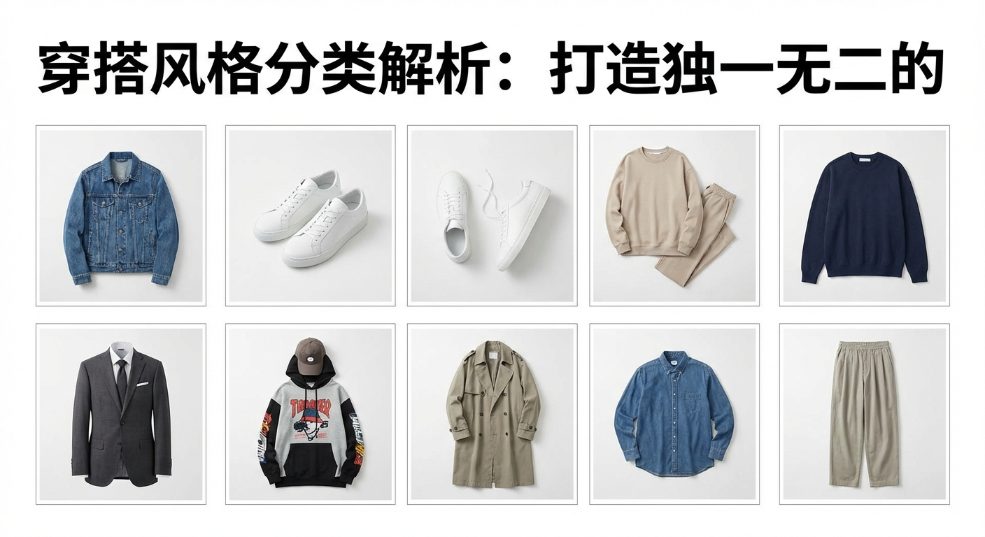 穿搭风格分类解析：打造独一无二的时尚密码