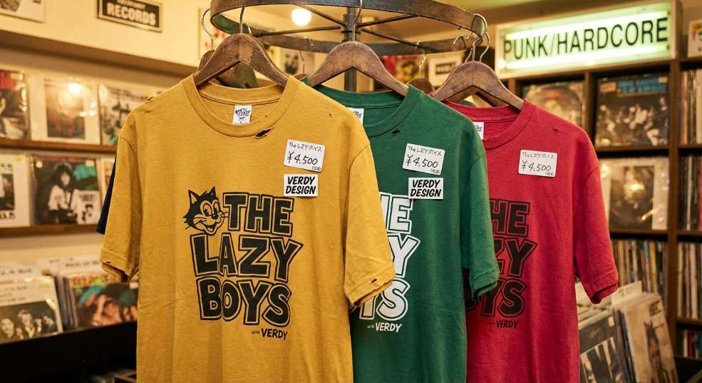 Verdy 为其音乐组合 The Lazy Boys 推出服装系列第一张图