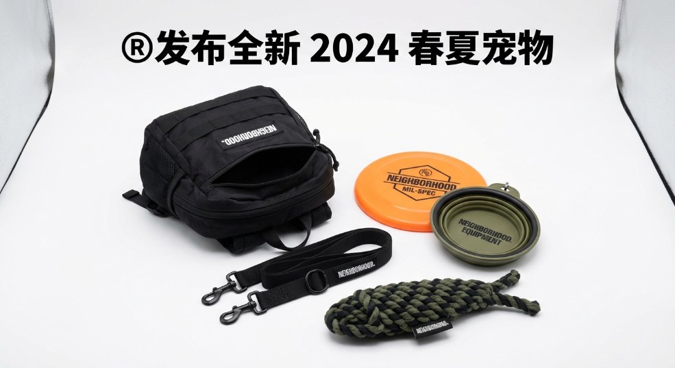 NEIGHBORHOOD® 发布全新 2024 春夏宠物配饰系列