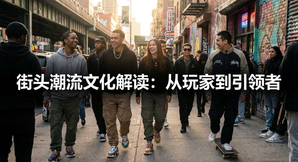 街头潮流文化解读：从玩家到引领者的时尚密码
