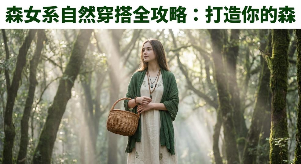 森女系自然穿搭全攻略：打造你的森林仙子风格