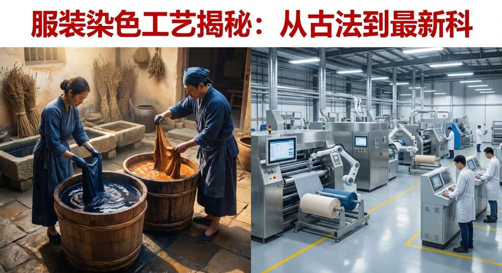 服装染色工艺揭秘：从古法到最新科技的演变与实践