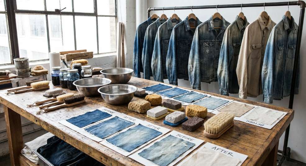 水洗做旧处理：让服装焕发独特魅力的秘密技巧第二张图