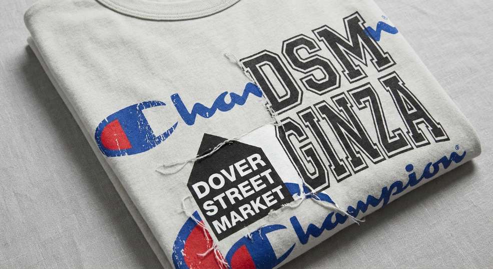 Champion 与 DOVER STREET MARKET 首次合作打造联名系列第一张图
