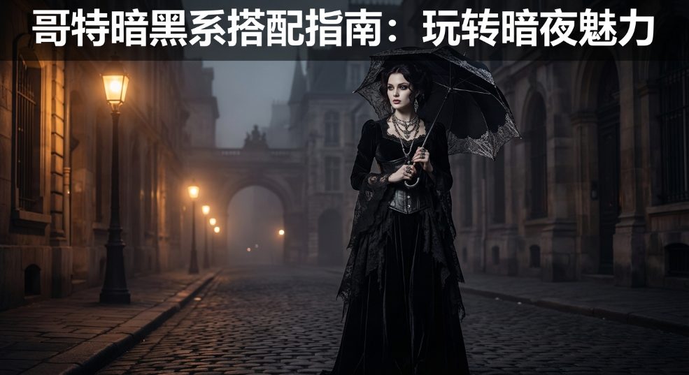 哥特暗黑系搭配指南：玩转暗夜魅力的终极秘籍