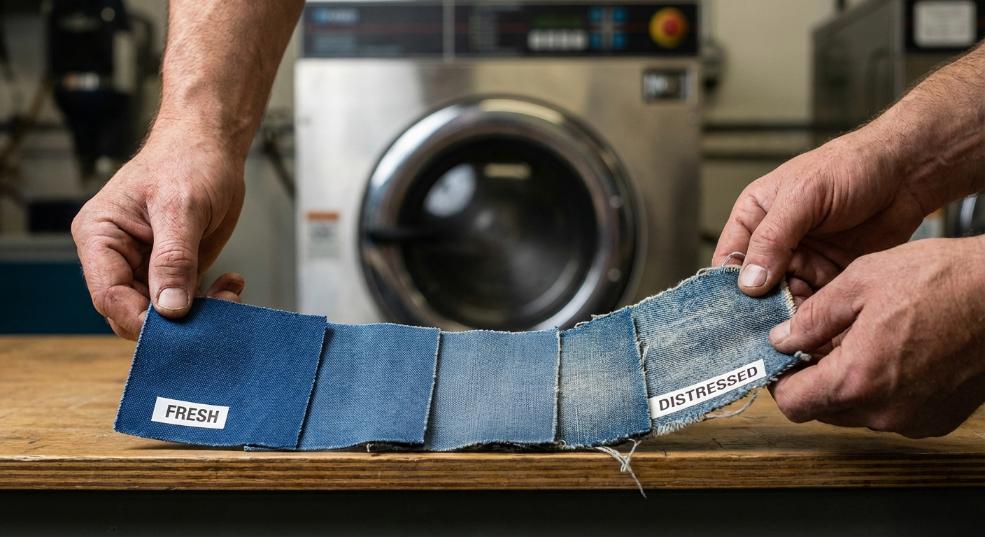 揭秘水洗做旧的奥秘：让旧衣焕发新生命第一张图